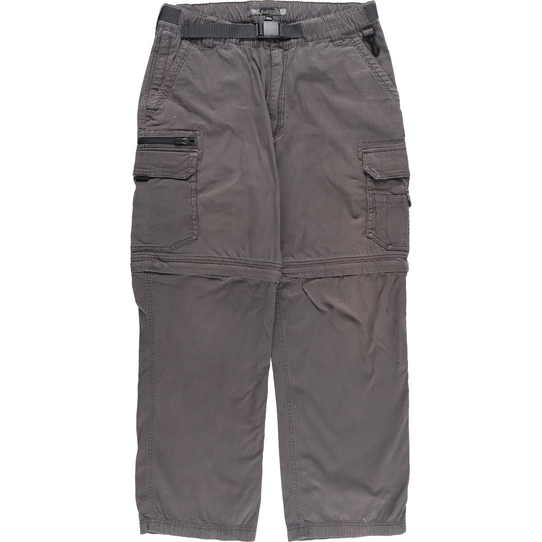 BC CLOTHING 2WAY ミリタリー カーゴパンツ メンズw33 /eaa375296