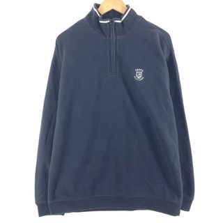 ラルフローレン(Ralph Lauren)の古着 90年代 ラルフローレン Ralph Lauren CHAPS チャップス ハーフジップスウェットシャツ トレーナー メンズL ヴィンテージ /eaa374783(スウェット)