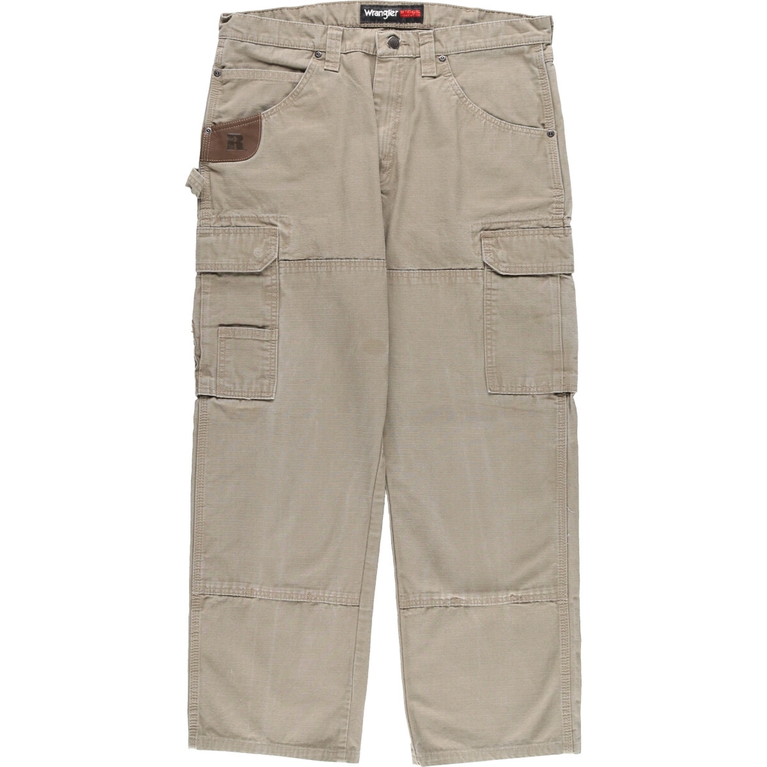 ラングラー Wrangler ダブルニー カーゴワークパンツ メンズw36 /eaa375289