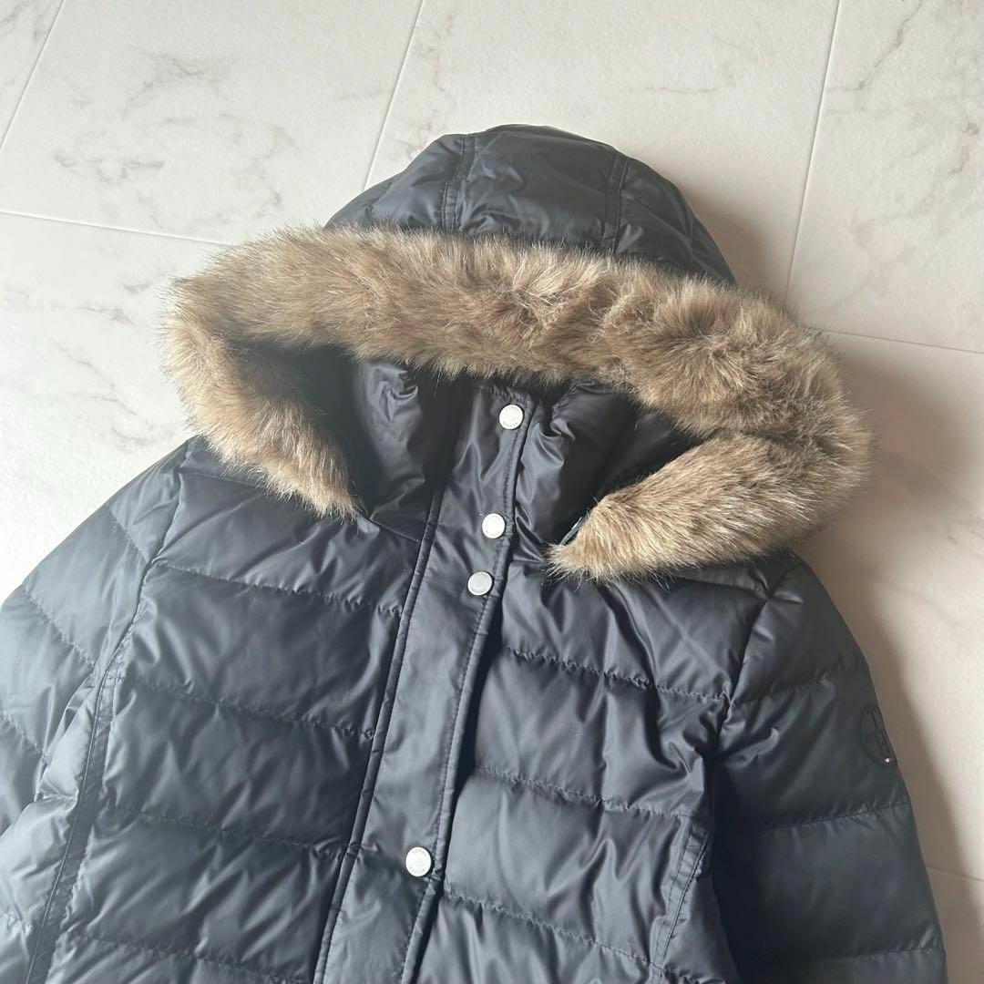TOMMY HILFIGER - 【美品】TOMMY HILFIGER ロングダウンコート 黒 Mの