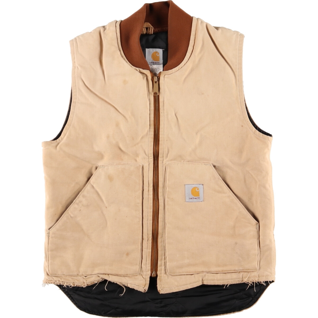 carhartt - 古着 80年代 カーハート Carhartt ダック地ベスト USA製