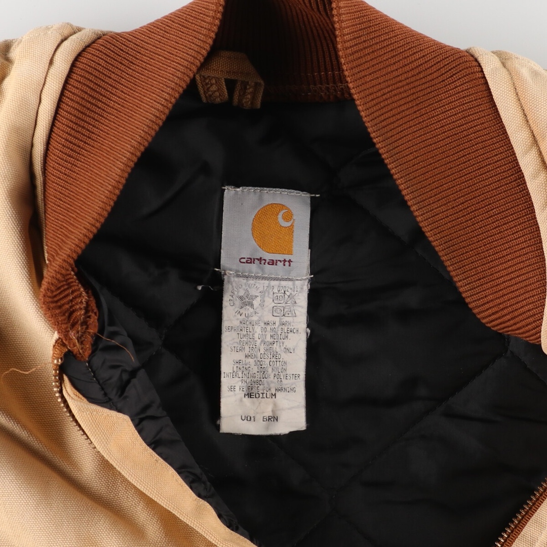 古着 80年代 カーハート Carhartt ダック地ベスト USA製 メンズM ヴィンテージ /eaa374919