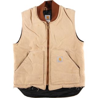 カーハート(carhartt)の古着 80年代 カーハート Carhartt ダック地ベスト USA製 メンズM ヴィンテージ /eaa374919(ベスト)