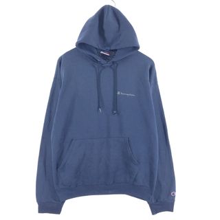 チャンピオン(Champion)の古着 チャンピオン Champion AUTHENTIC ATHLETIC APPAREL スウェットプルオーバーパーカー メンズL /eaa375367(スウェット)