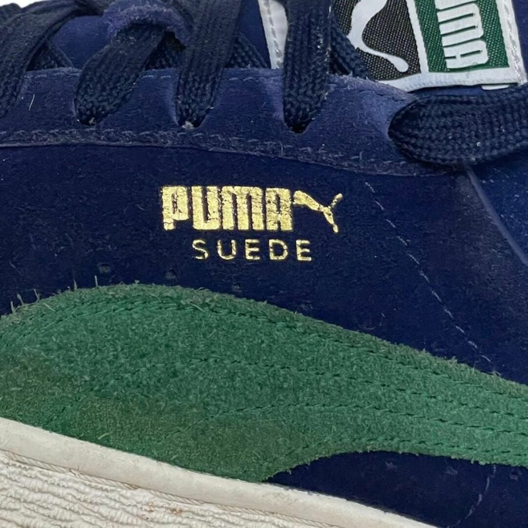 PUMA(プーマ)のPUMA SUEDE ネイビー グリーン スニーカー メンズの靴/シューズ(スニーカー)の商品写真