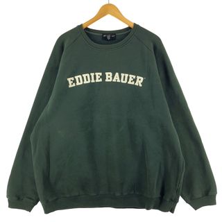 エディーバウアー(Eddie Bauer)の古着 エディーバウアー Eddie Bauer ロゴスウェット トレーナー メンズXXL /eaa374343(スウェット)