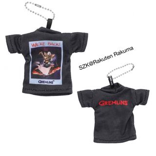 タカラトミーアーツ(T-ARTS)のグレムリン　Tシャツキーホルダー　ギズモ　gremlins ブラック　新品未開封(キャラクターグッズ)