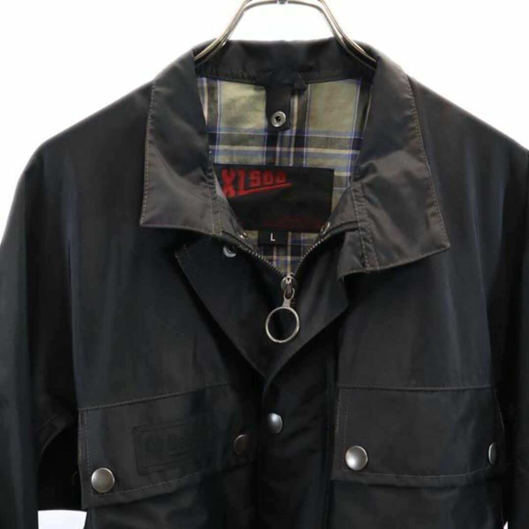 BELSTAFF(ベルスタッフ)のベルスタッフ イタリア製 XL500 ナイロンジャケット L ブラック BELSTAFF ウエストベルト メンズ 【中古】  【230929】 メンズのジャケット/アウター(ダッフルコート)の商品写真