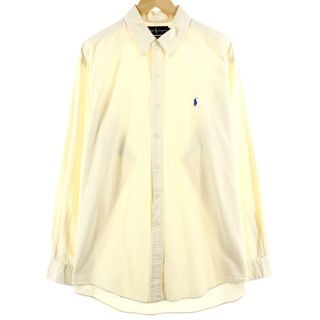 ラルフローレン(Ralph Lauren)の古着 ラルフローレン Ralph Lauren CLASSIC FIT クラシックフィット 長袖 ボタンダウンストライプシャツ メンズXL /eaa375234(シャツ)