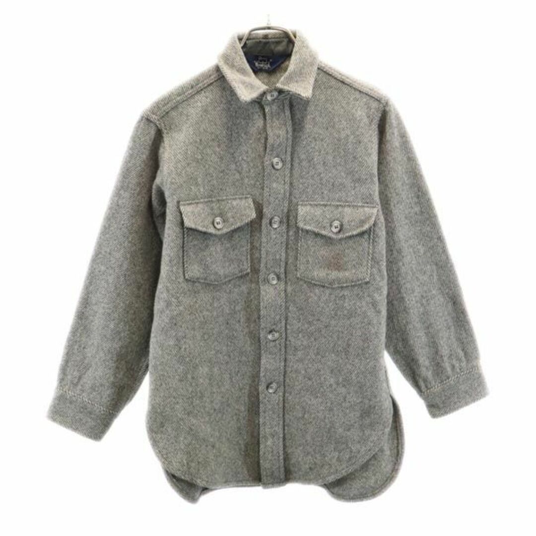 不明カラーウールリッチ 80s ヴィンテージ ウールジャケット グレー系 WOOLRICH メンズ   【230929】