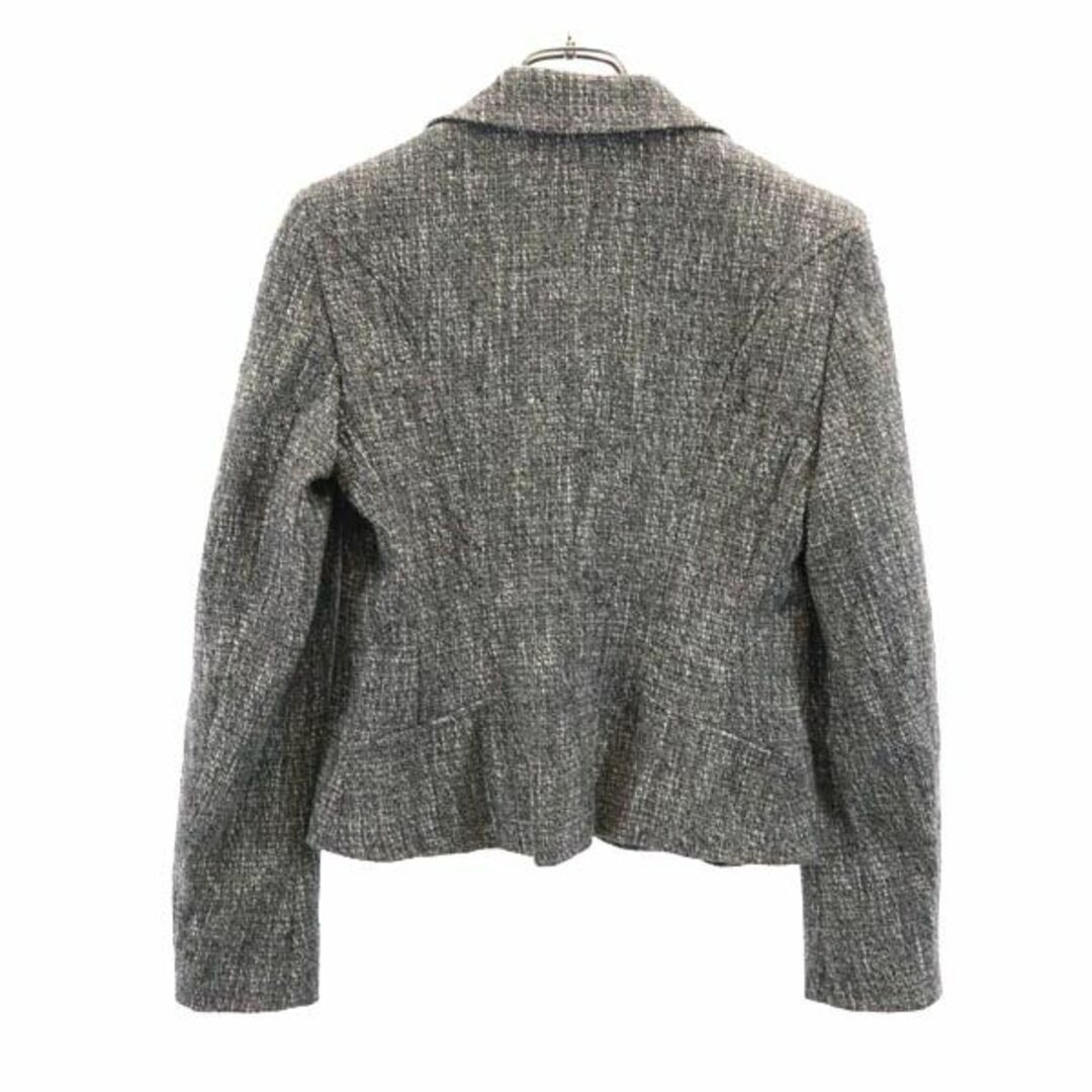 Max Mara - マックスマーラ ツイード ジャケット 36 グレー系 MAX MARA