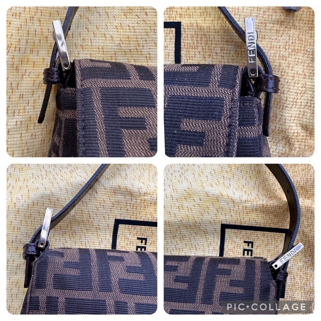 極美品 FENDI フェンディ マンマバケット  ズッカ柄