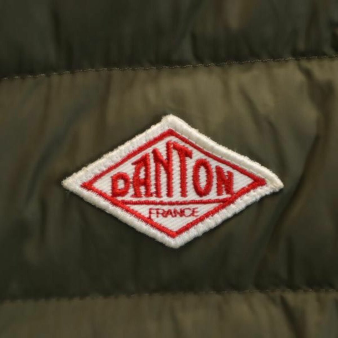 DANTON(ダントン)のダントン ダウンジャケット 34 カーキ Danton ノーカラー レディース 【中古】  【230929】 レディースのジャケット/アウター(ロングコート)の商品写真