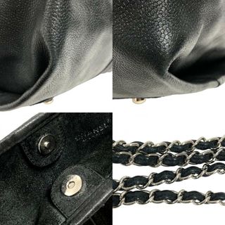 CHANEL - シャネル CHANEL カメリアモチーフ バケットバッグ ブラック