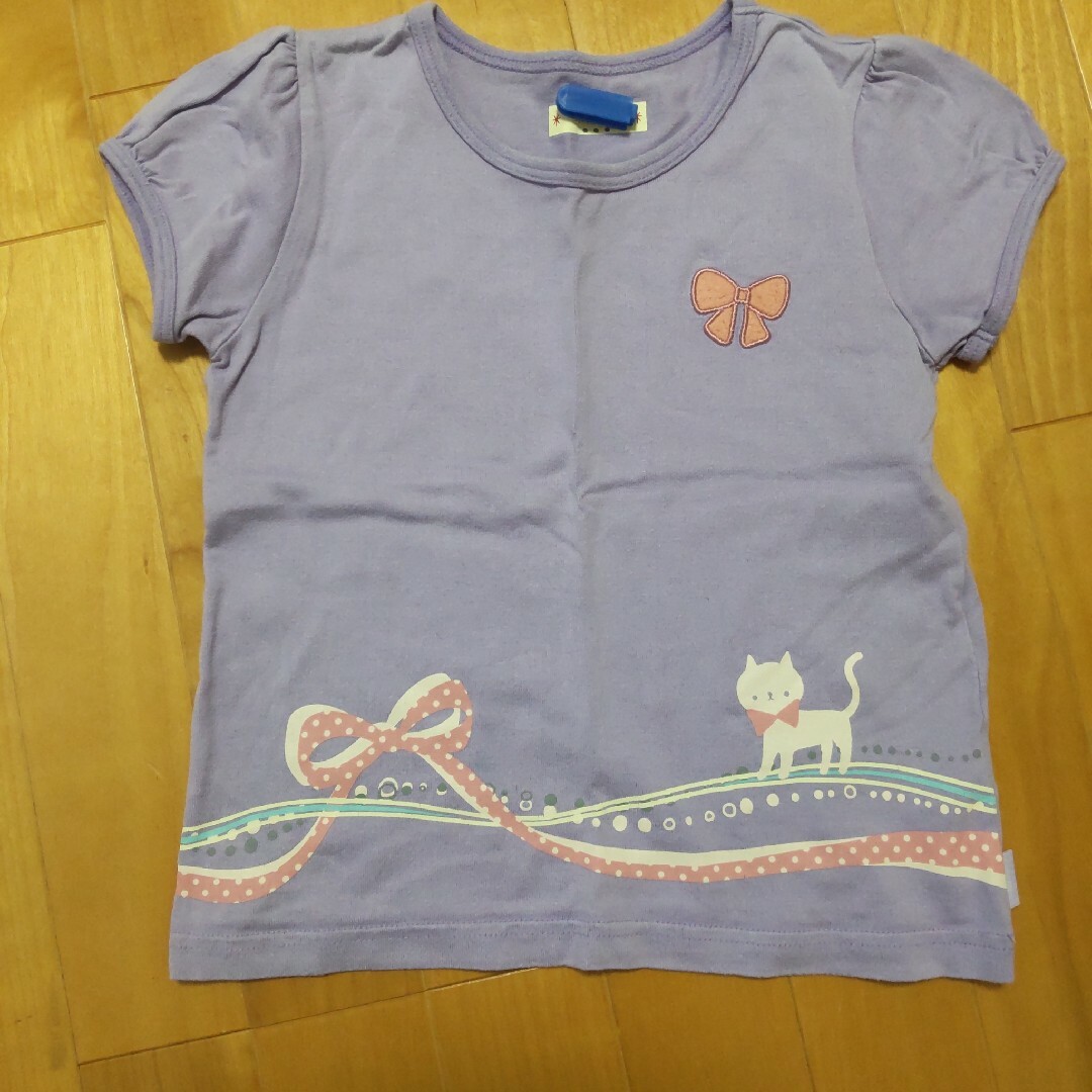 ベルメゾン(ベルメゾン)のベルメゾンTシャツ二枚セット キッズ/ベビー/マタニティのキッズ服女の子用(90cm~)(Tシャツ/カットソー)の商品写真