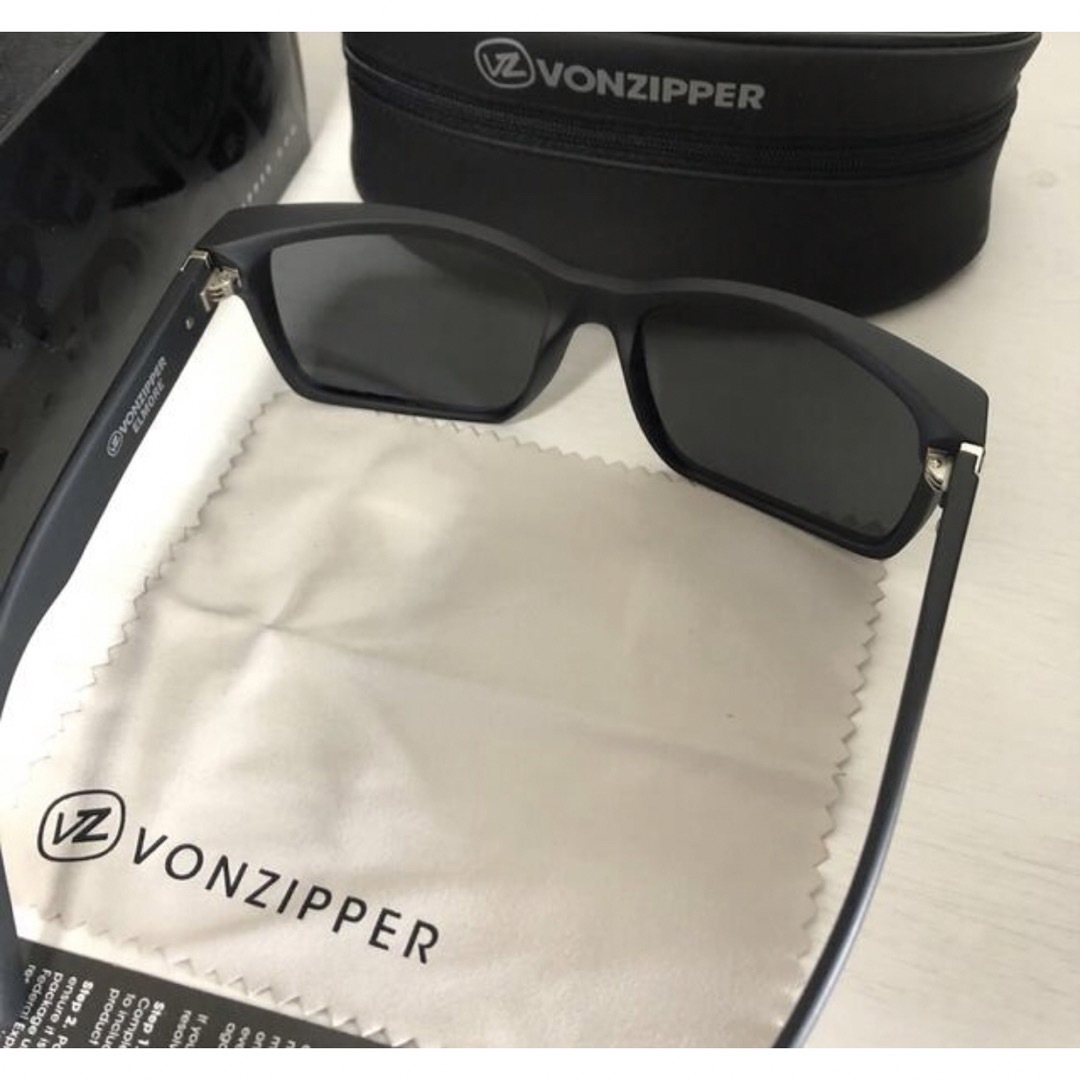 VONZIPPER(ボンジッパー)のエルモア VONZIPPER ボンジッパー 偏光 サングラス 偏光レンズ 黒 メンズのファッション小物(サングラス/メガネ)の商品写真