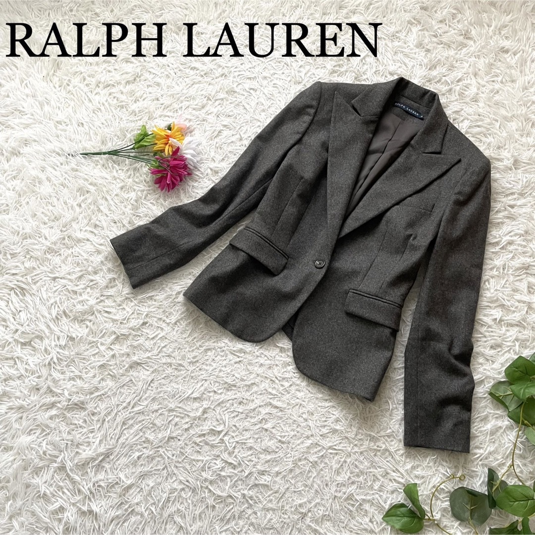 Ralph Lauren - 【極美品】ラルフローレン カシミヤ混 テーラード