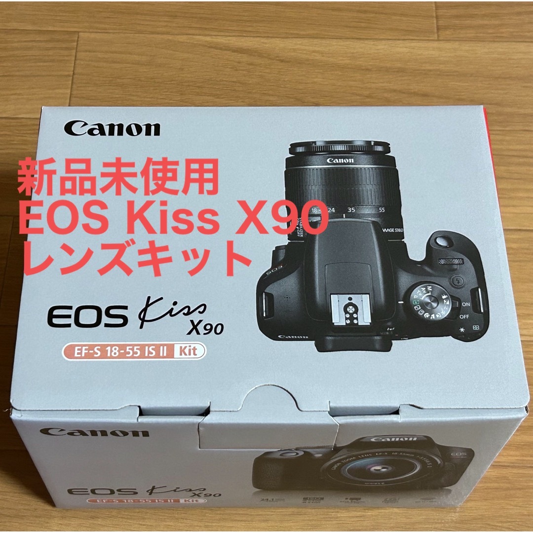 Canon - 【新品】Canon EOS Kiss X90 レンズキットの通販 by cake's ...