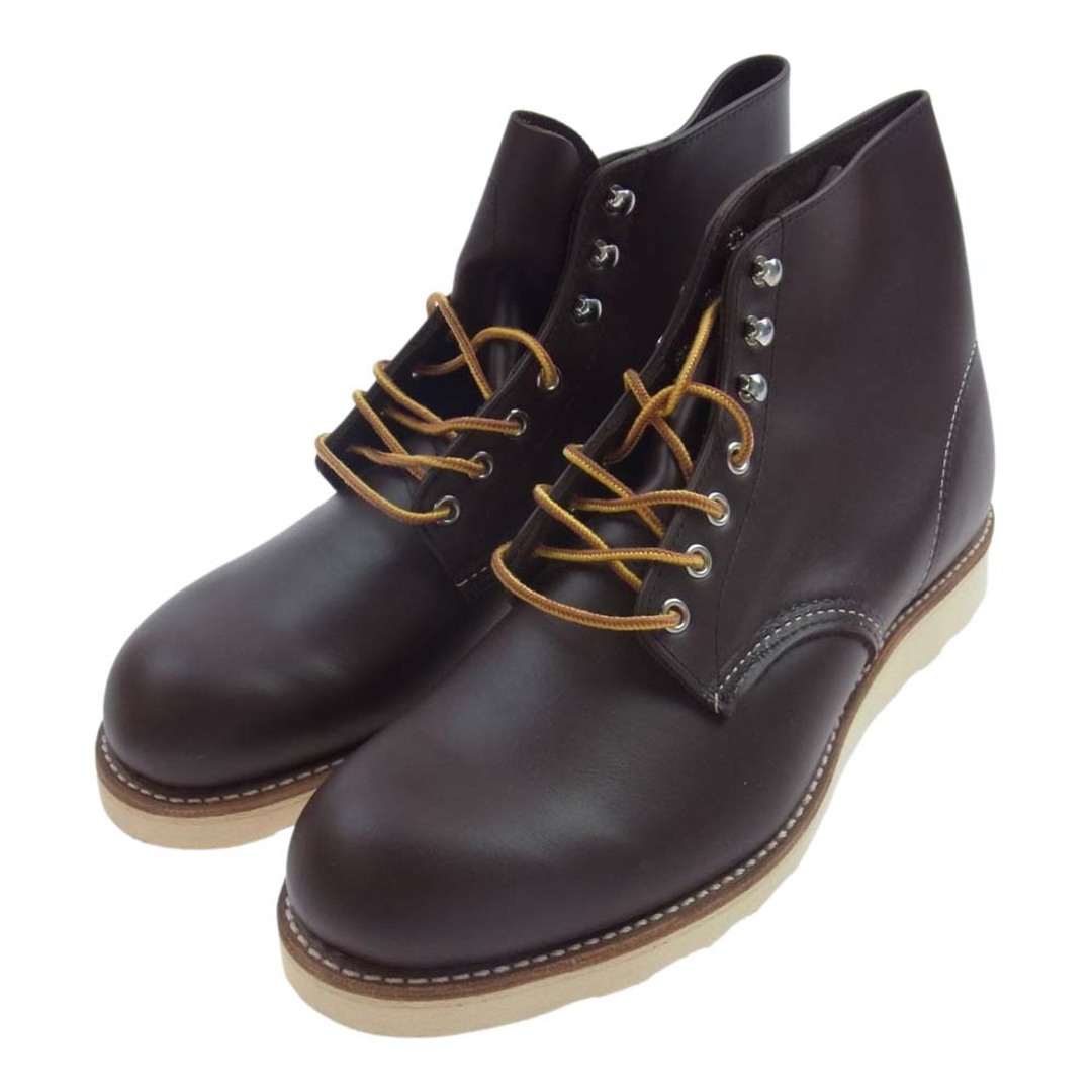 RED WING レッドウィング ブーツ 8134 CLASSIC WORK 6 ROUND-TOE クラシックワーク ラウンド プレーントゥ ワーク ブーツ ブラウン系 28.5cm【新古品】【未使用】