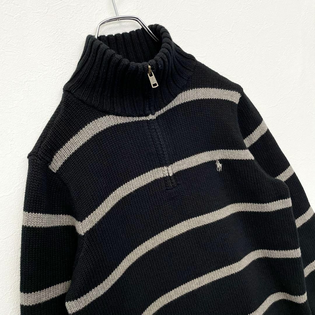 POLO RALPH LAUREN - 人気のハーフジップ ポロラルフローレン ボーダー