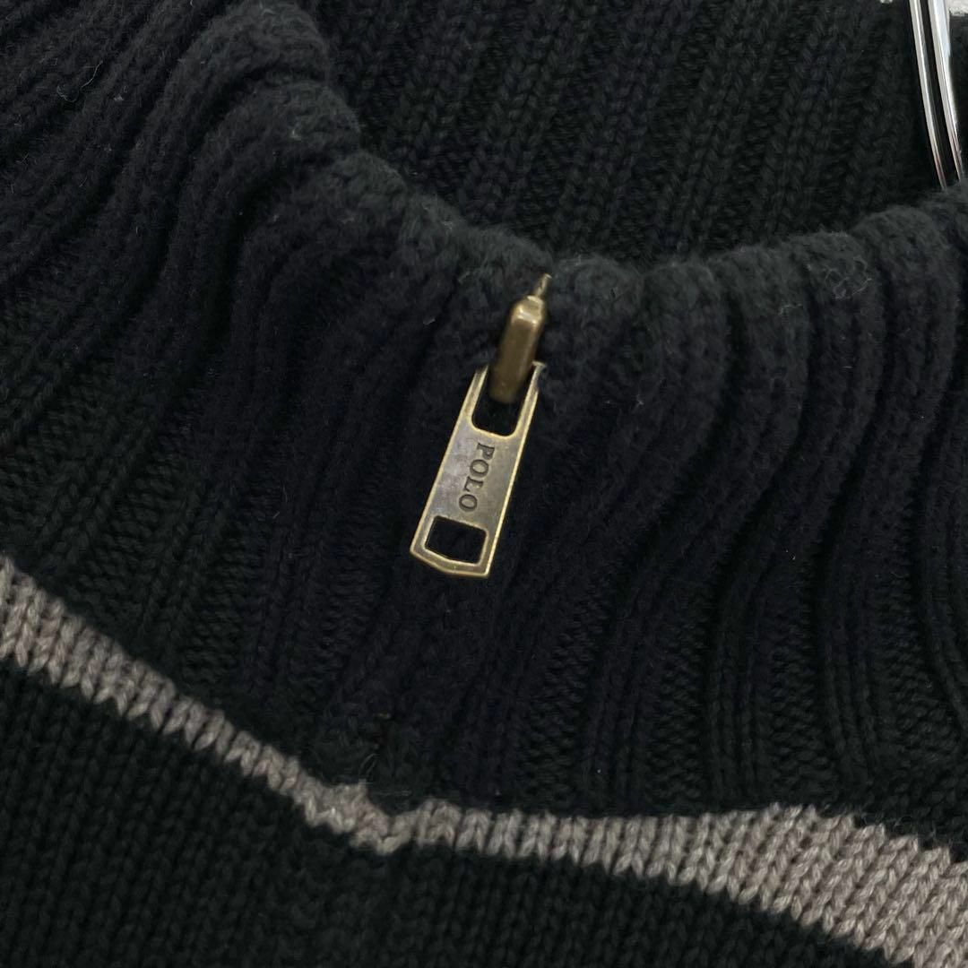 POLO RALPH LAUREN - 人気のハーフジップ ポロラルフローレン ボーダー
