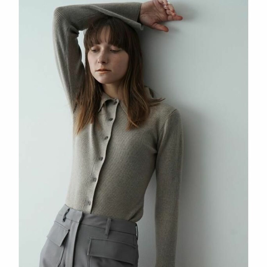 CLANE - 【新品】CLANE クラネ COLLAR RIB CARDIGANの通販 by la-vie