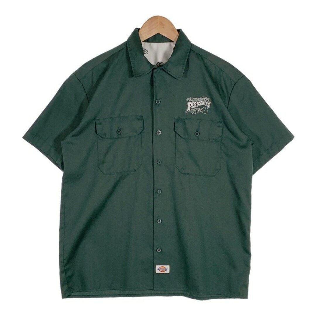 Ron Herman(ロンハーマン)のRon Herman ロンハーマン Dickies ディッキーズ LSD 半袖 ワークシャツ グリーン Size S メンズのトップス(シャツ)の商品写真