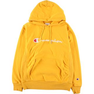 チャンピオン(Champion)の古着 チャンピオン Champion リバースウィーブ 復刻 単色タグ スウェットプルオーバーパーカー メンズM /eaa376195(スウェット)