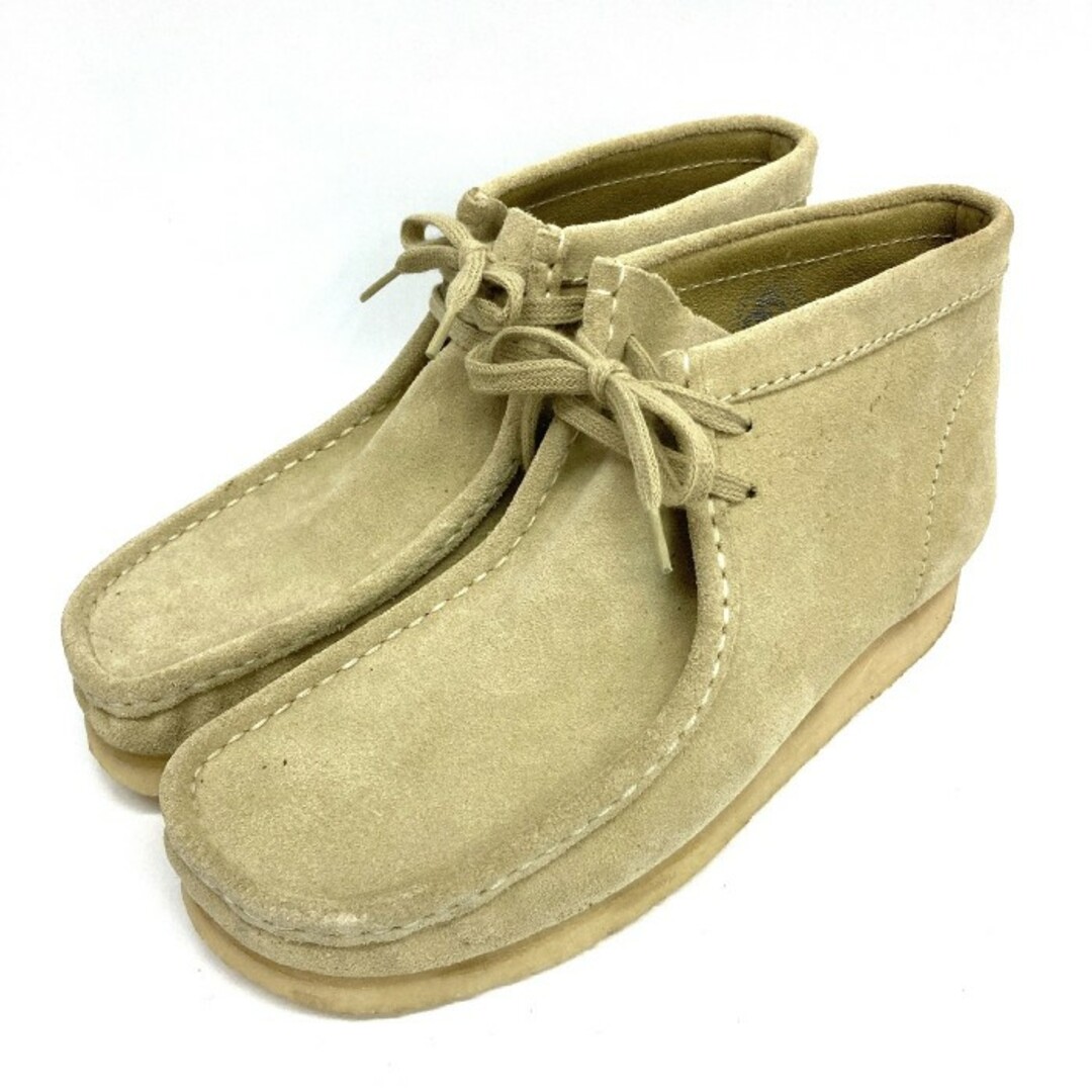 ★Clarks Originals クラークス Wallabee ワラビーブーツ 21621 ベージュ size27.5cm