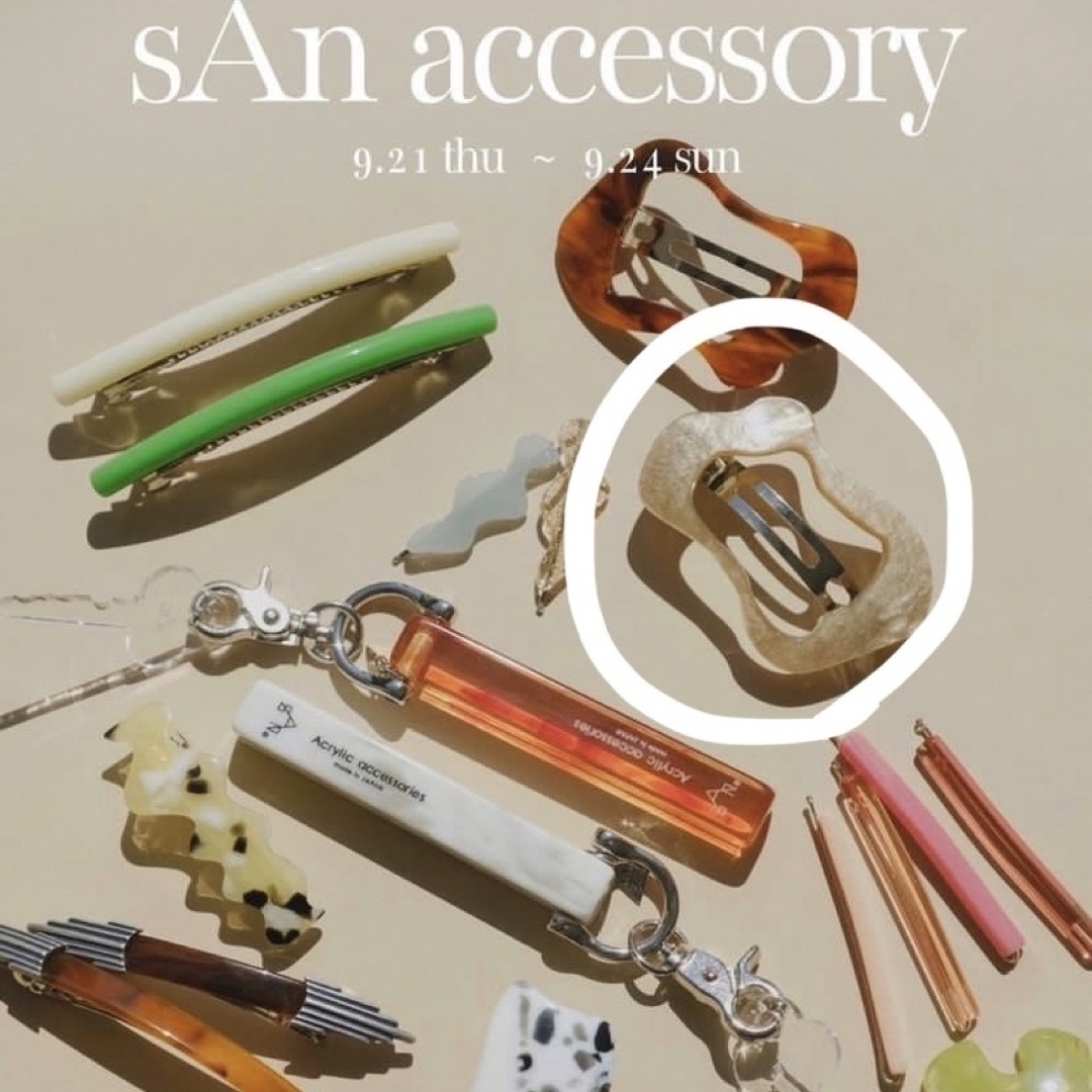 Kastane【sAn accessory】静岡店POPUPグッズ