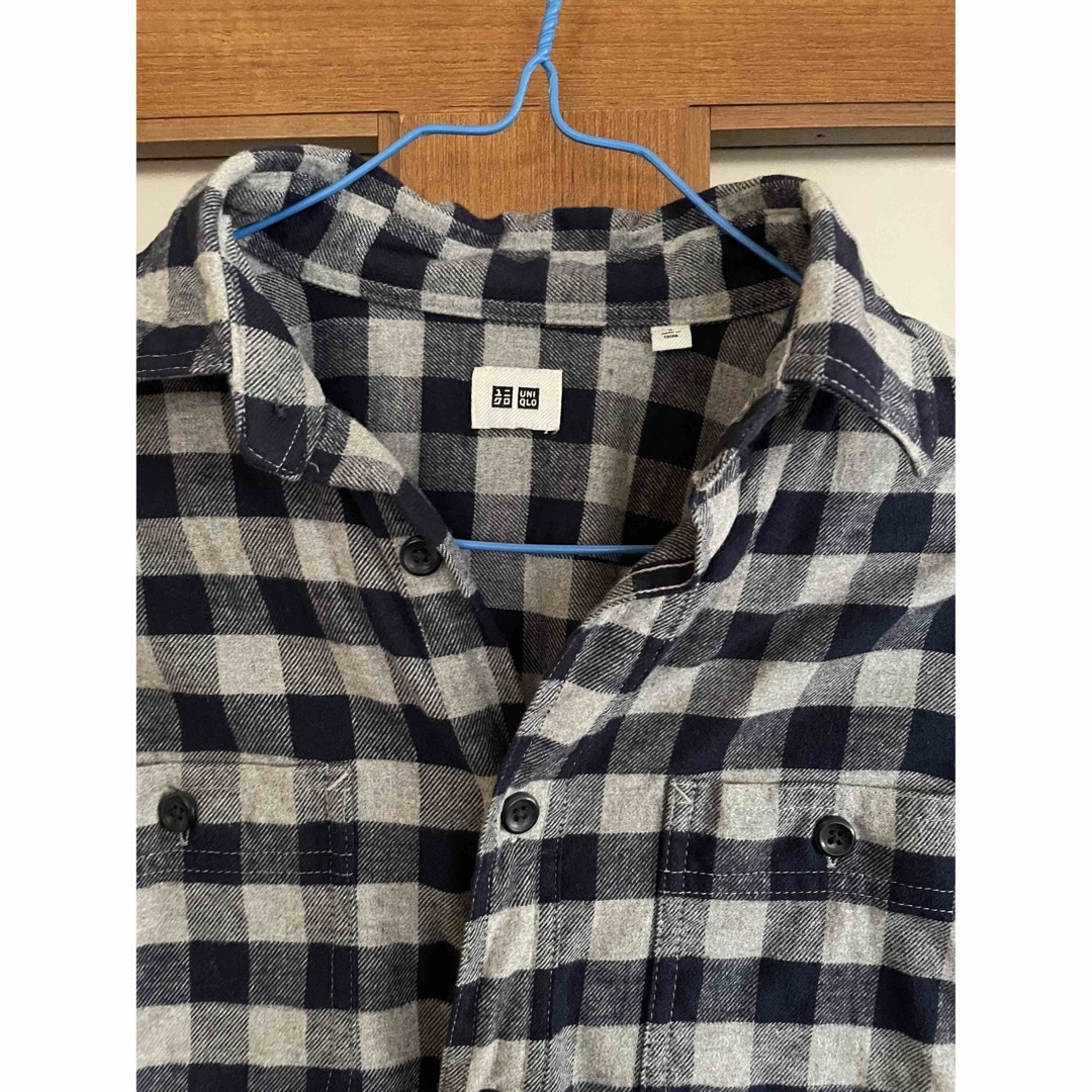 UNIQLO(ユニクロ)のUNIQLOチェックシャツ(S） レディースのトップス(シャツ/ブラウス(長袖/七分))の商品写真