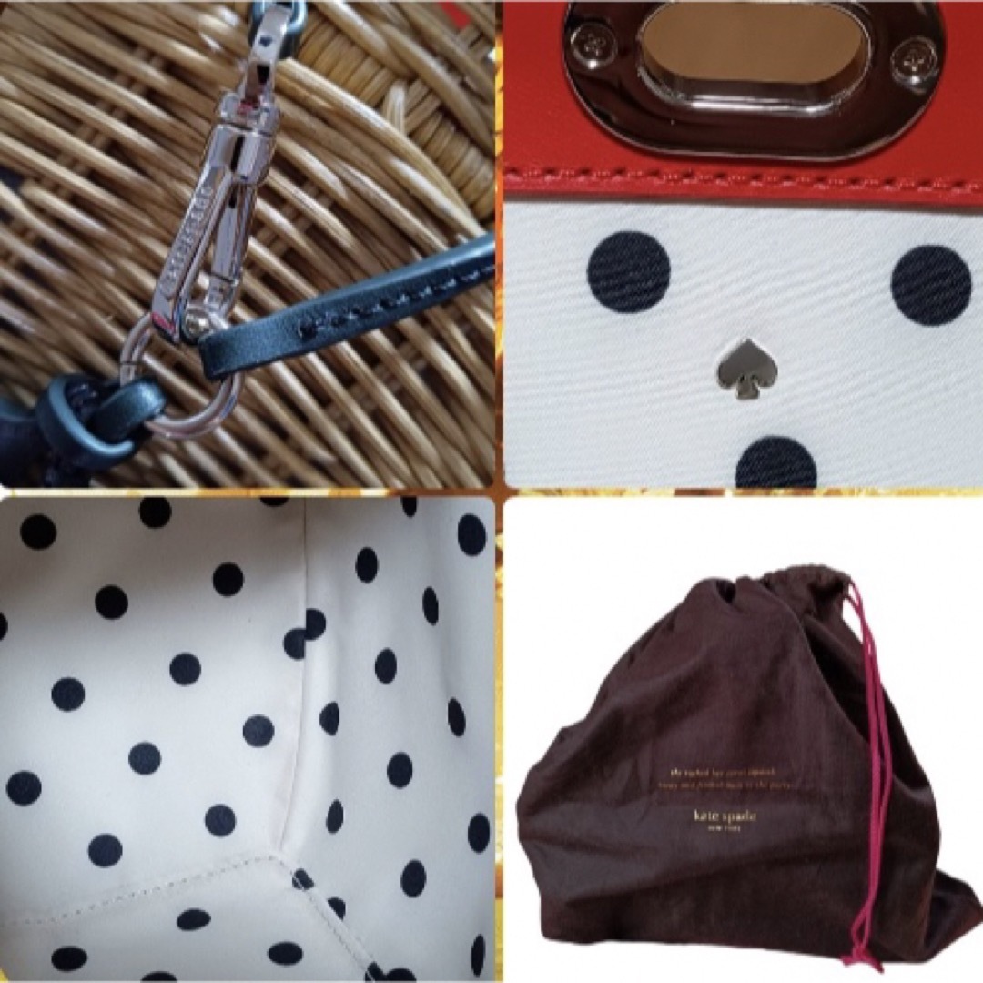 ケイトスペード かごバッグ さくらんぼ  katespade