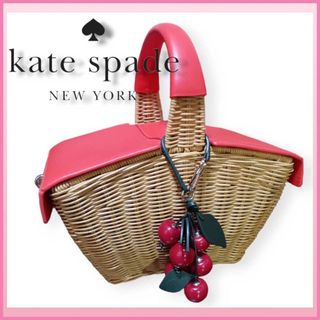 バッグkate spade　いちごストロー*ピクニックバスケット