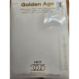 NCT 2023 Golden Age 新品未開封 テン