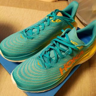 ホカオネオネ(HOKA ONE ONE)の新品未使用　HOKA ランニングシューズ　マッハ5 28.5センチ(シューズ)