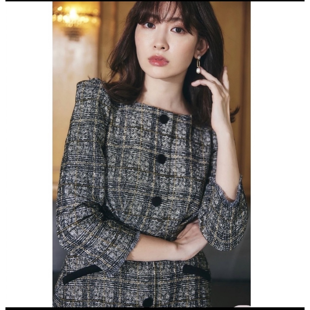 Herlipto Classic Tweed Midi Dress Herlipto Classic Tweed Midi Dress
