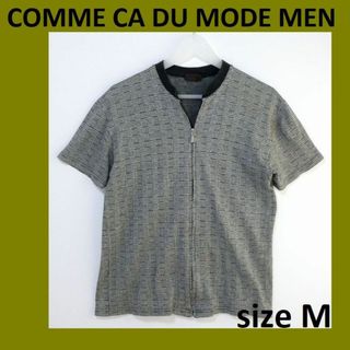 コムサメン(COMME CA MEN)のコムサデモードメン ジップアップ 半袖 メンズ トップス コムサメン(シャツ)