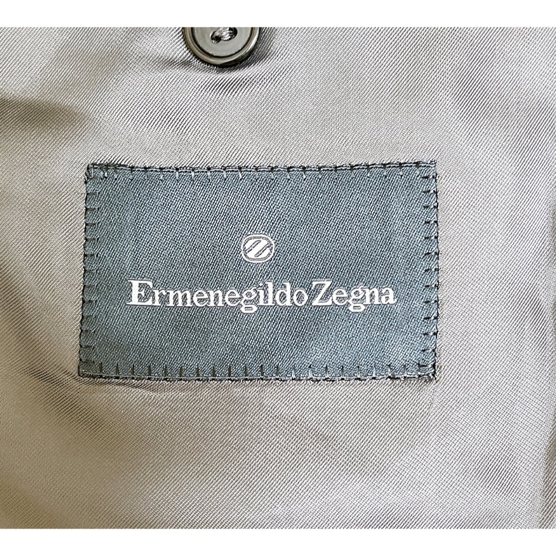 Ermenegildo Zegna(エルメネジルドゼニア)のエルメネジルドゼニア　テーラードジャケット　シングル　ウール　グレー　総裏 メンズのジャケット/アウター(テーラードジャケット)の商品写真