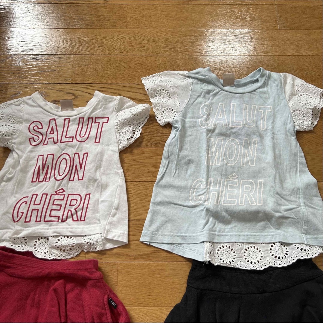 petit main(プティマイン)のプティマイン　姉妹お揃い　80 110 キッズ/ベビー/マタニティのキッズ服女の子用(90cm~)(Tシャツ/カットソー)の商品写真