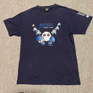 デサント(DESCENTE)のデサント  バボちゃんTシャツ  濃紺 レディースM(バレーボール)