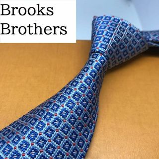 ブルックスブラザース(Brooks Brothers)の美品★ ブルックスブラザーズ ★ ブランド ネクタイ 微光沢 ブルー系(ネクタイ)