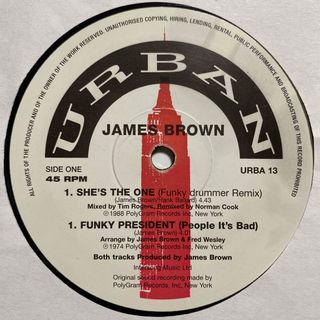 JAMES BROWN / NORMAN COOK / DANNY KRIVIT(R&B/ソウル)