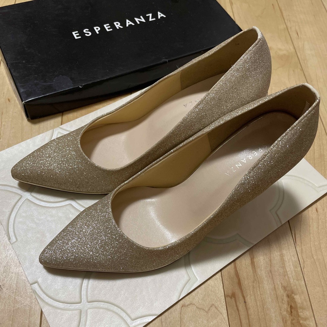 ESPERANZA(エスペランサ)のラメピンヒール レディースの靴/シューズ(ハイヒール/パンプス)の商品写真