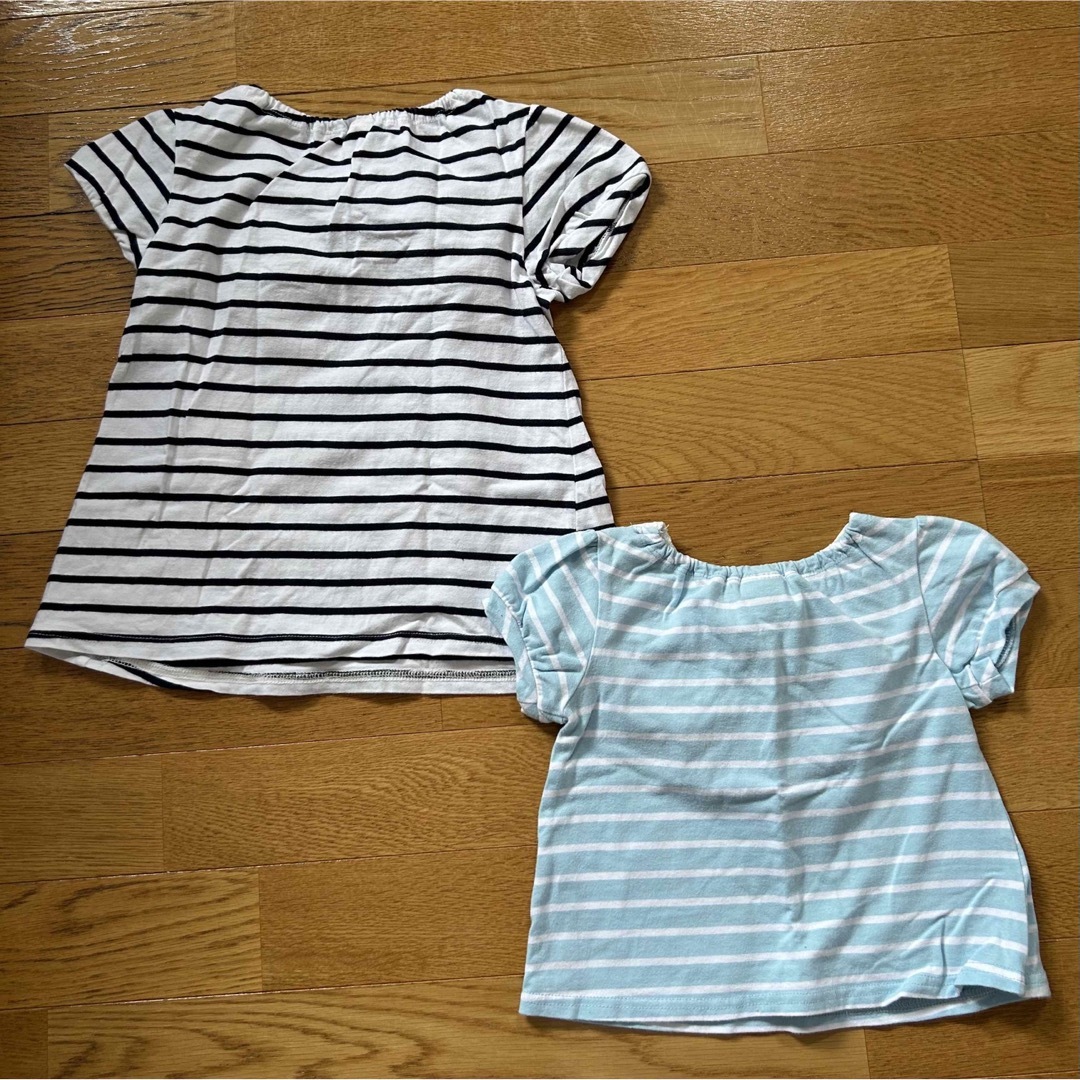 ピューピルハウス　Tシャツ　姉妹お揃い　80 110 キッズ/ベビー/マタニティのキッズ服女の子用(90cm~)(Tシャツ/カットソー)の商品写真