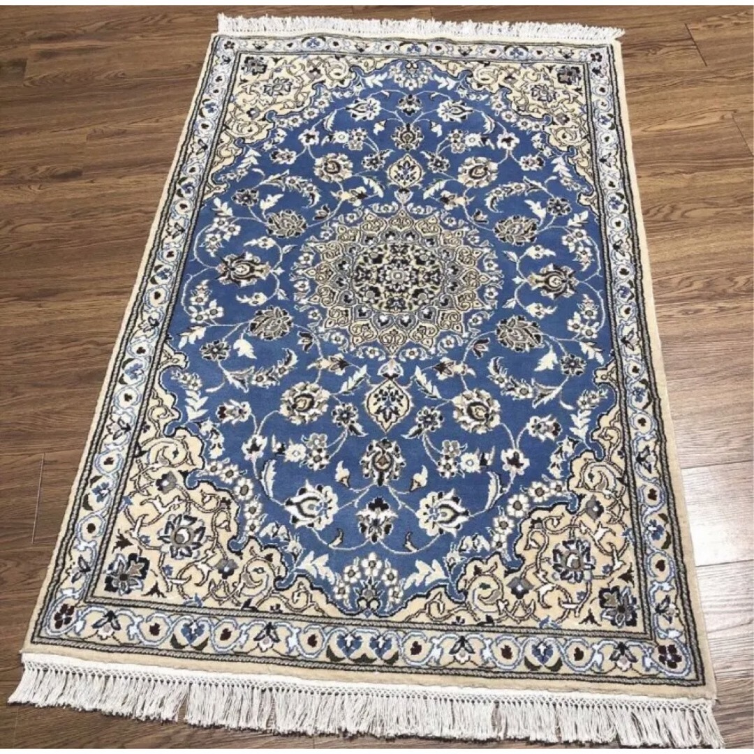 新品・訳あり】ペルシャ絨毯(じゅうたん)・ナイン産 玄関マット 新品・訳あり】ペルシャ絨毯(じゅうたん)・ナイン産 玄関マット