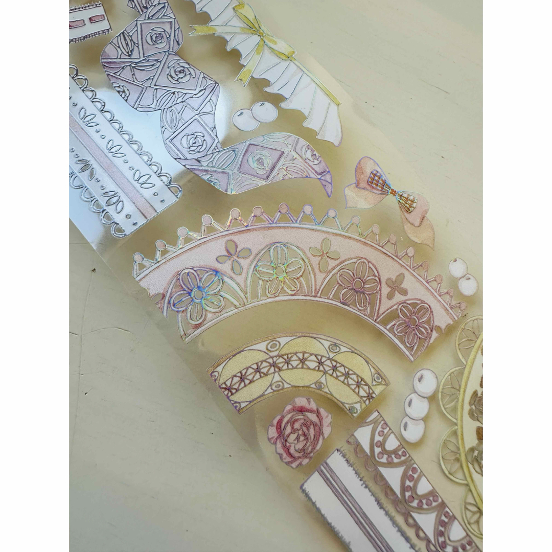 蕾丝花语 レース系 海外マステ 切り売り 1ループ 装飾系