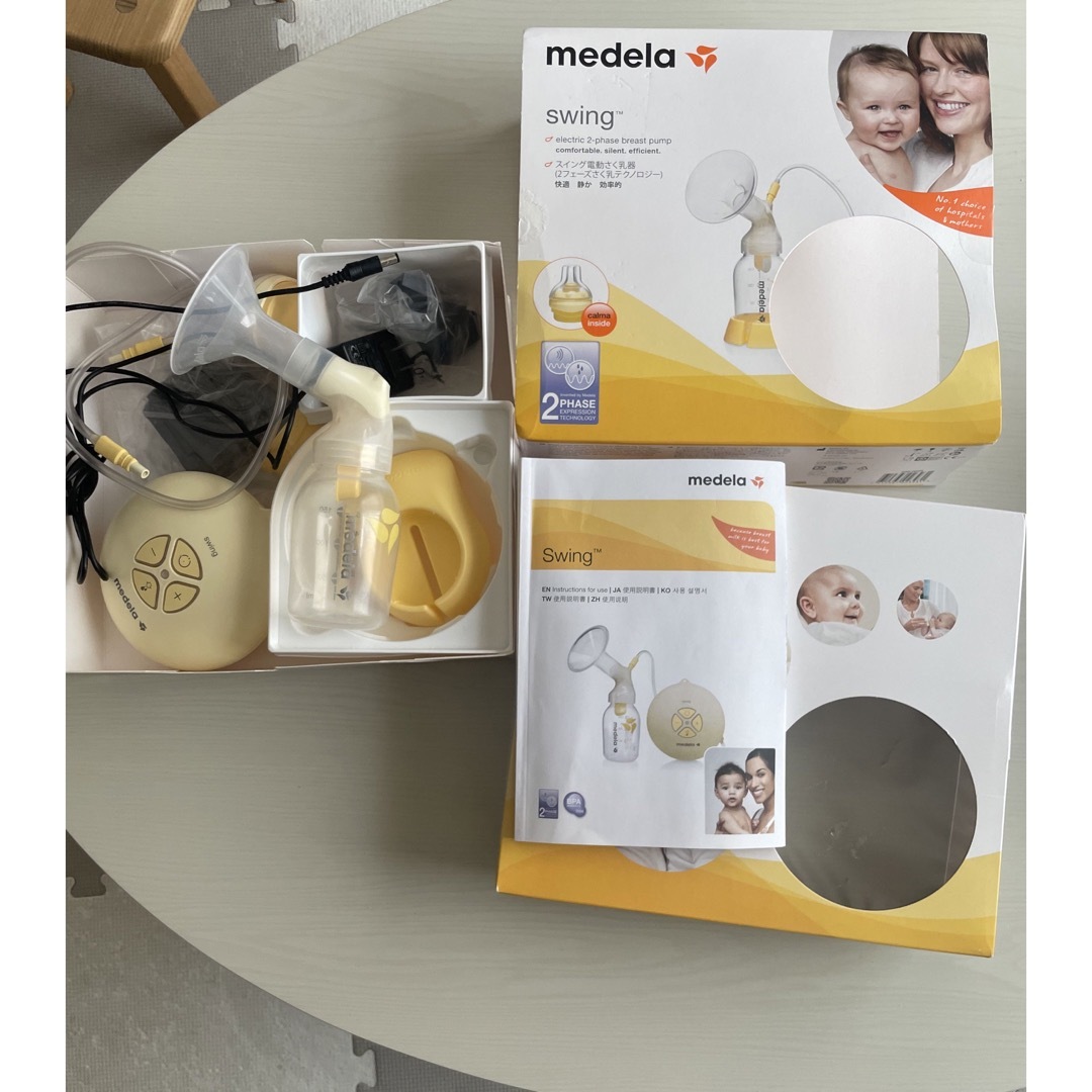 medela - メデラ スイング 電動搾乳機 シングルポンプの通販 by shop ...