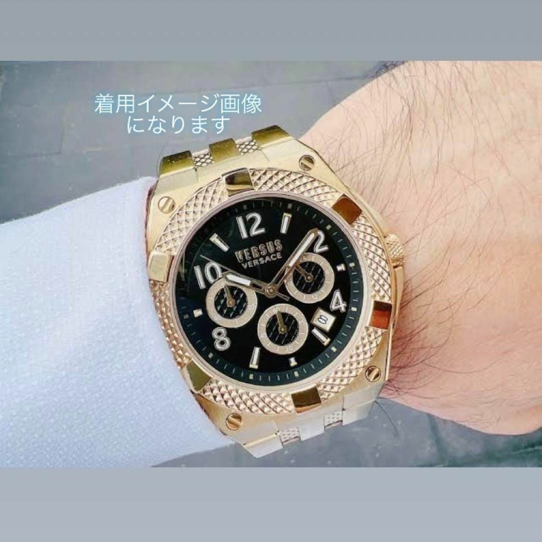 VERSACE - 【新品箱付き】ヴェルサーチ メンズ腕時計 ゴールド