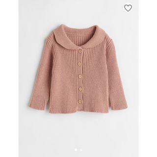 エイチアンドエム(H&M)のH&M ベビー　コットンリブニットカーディガン(カーディガン)