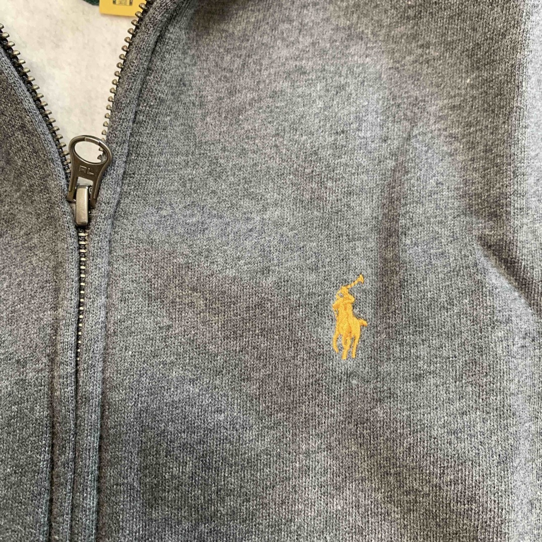 Ralph Lauren(ラルフローレン)の【新品】ラルフローレン ポニーロゴ パーカー チャコールグレー S(8) キッズ/ベビー/マタニティのキッズ服男の子用(90cm~)(ニット)の商品写真